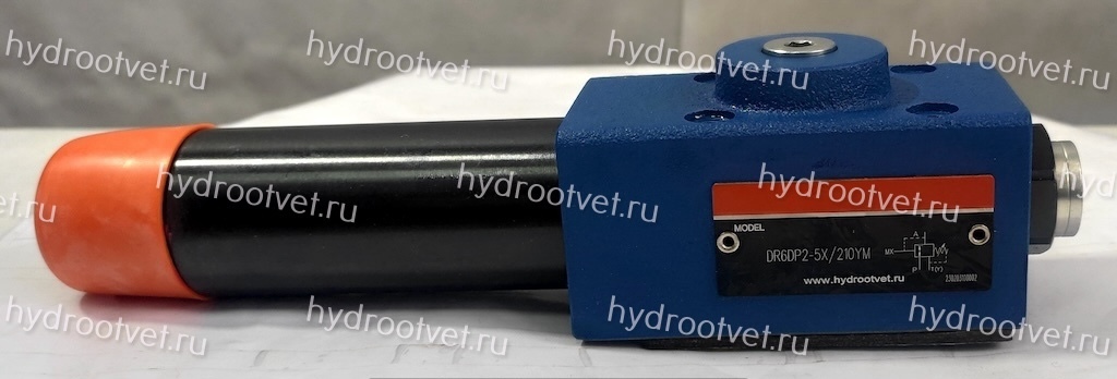 DR6DP2-5X/25Y - Редукционный клапан Ду 6 трехлинейный, прямого действия с давлением настройки до 25 бар, с элементом регулировки: 2 = винт, обратный клапан - есть