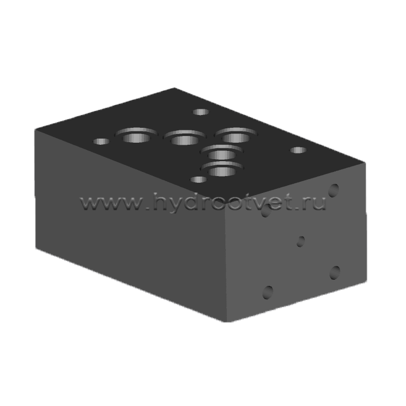 HSZ10A604-3X/M00 - Плита модульная для реле давления HED, Р влево