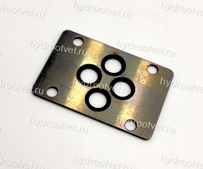 O-ring plate for Z2FS6 NBR - Пластина-проставка с уплотнительными кольцами под ISO 4401-03 (СЕТОР03), материал NBR