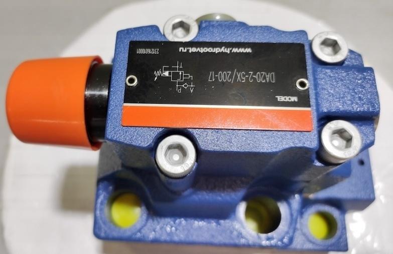 DA20-2-5X/315-17 - Разгрузочный предохранительный клапан Ду25 с давлением настройки до 315 бар, с разностью срабатывания в 17%, внешний дренаж - нет