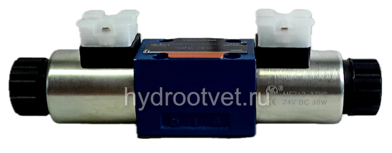 4WE6H61/CG12N9K4 - Гидрораспределитель золотниковый Ду 6 с электроуправлением, схема H (14), электроуправление G12, возврат - пружинный