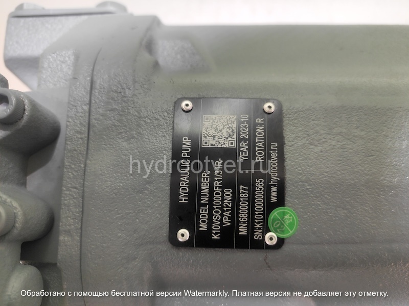 A10VSO100DR/31R-VPA12N00 - Насос аксиально-поршневой регулируемый с наклонной шайбой, рабочий объем 100 см3, DR = регулятор с отсечкой по давлению, номинальное давление 280 бар