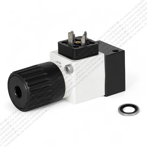 HED8OA-1X/100K14KW - Реле давление поршневое регулировка до 100 бар, монтаж резьбовой, регулирующий элемент рукоятка со шкалой