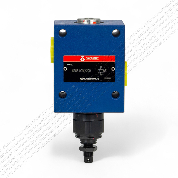 DBDS10G1X/200 - Предохранительный клапан прямого управления Ду10, давление регулировки до 200 бар, тип монтажа - резьбовой, элемент регулировки S = винт