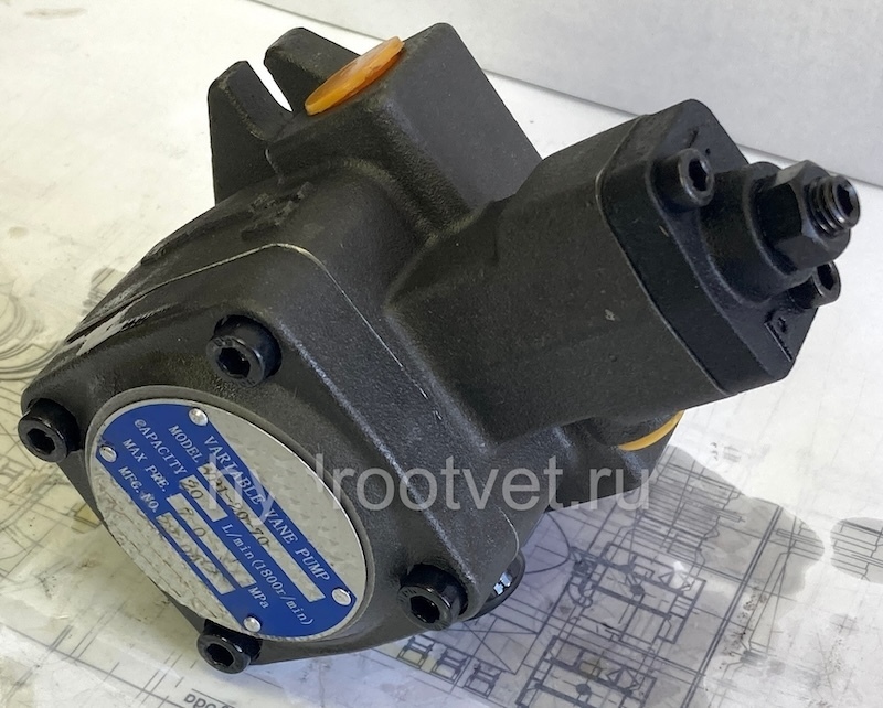 VP1-20-35 - Пластинчатый регулируемый насос, с рабочим объемом 11,1 см3, диапазон регулировки давления 15-35 бар, аналог насосов PVE-011PC2-R00B/30N и PVT-210/35