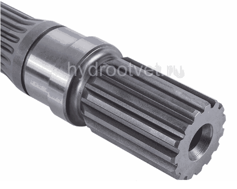 A4VG125 DRIVE SHAFT L313.5，T18,T26 - Приводной вал L=313.5мм, T18, T26