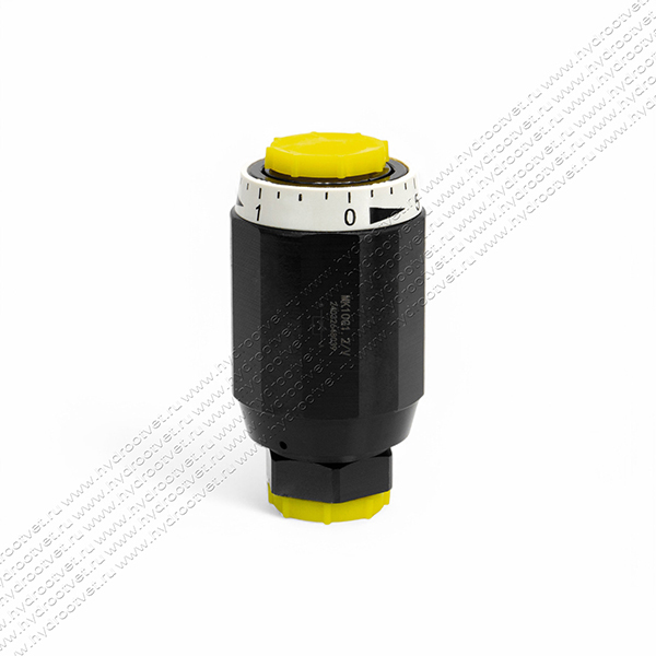 MK10G1.2/V - Дроссель трубного монтажа Ду10 резьба G1/2, обратный клапан - есть