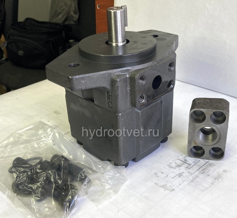 PV2R1-19RBU - Пластинчатый нерегулируемый насос с рабочим объемом 19,4 см3, взаимозаменяем с насосом НПл 20/16