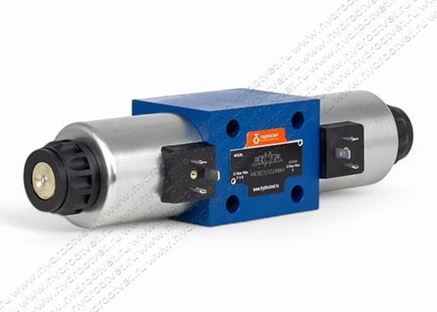 4WE10E31/CG24N9K4 - Гидрораспределитель золотниковый Ду 10 с электроуправлением G24, схема E (44), возврат - пружинный