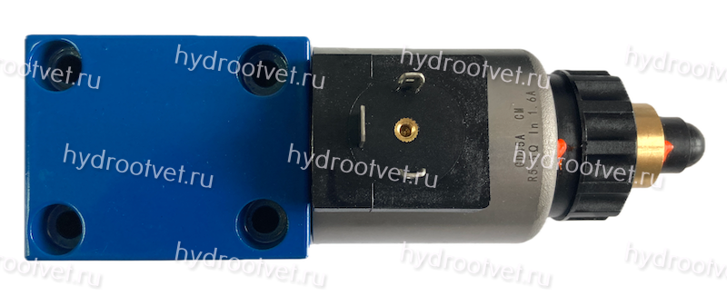 DBET-6X/315G24K4V - Пропорциональный предохранительный клапан Ду6 (пилот), давление регулировки до 315 бар, встроенные усилитель = нет