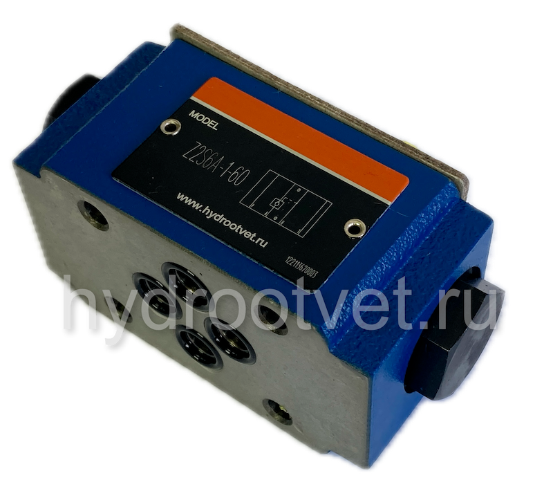 Z2S6A1-60 - Гидрозамок модульного монтажа Ду6 в канале A