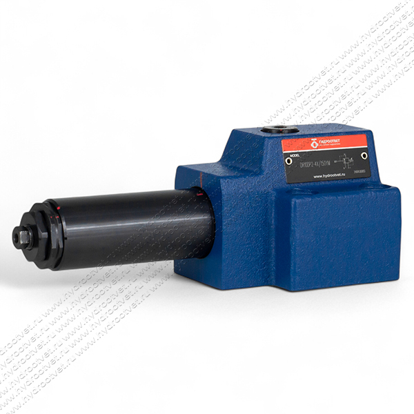 DR10DP2-4X/150YM - Редукционный клапан Ду 10 трехлинейный, прямого действия с давлением регулировки до 150 бар, 2 = винт, обратный клапан - М = нет