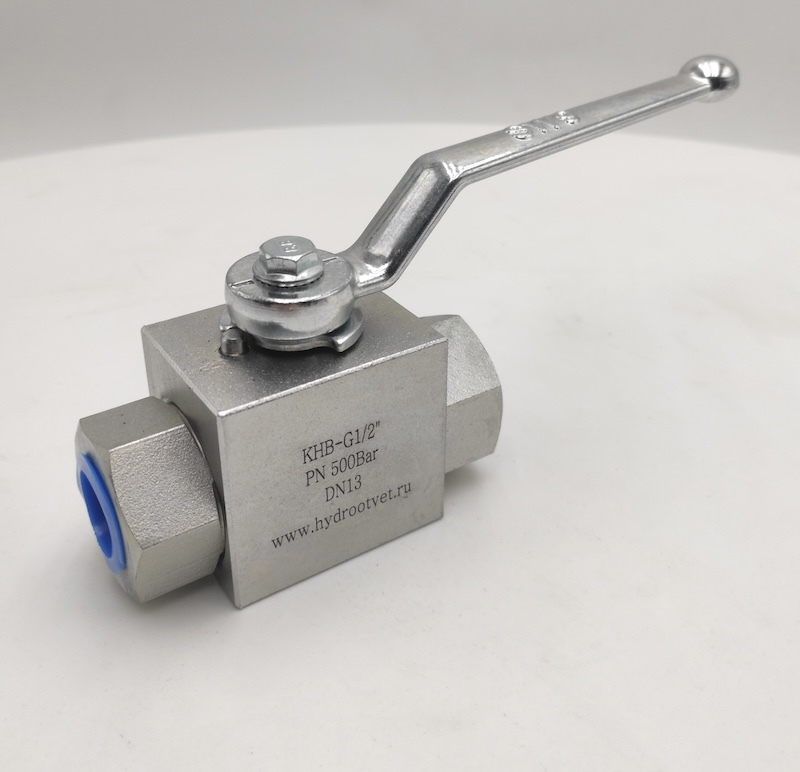 KHB-G1/2-1111-01-1 - Шаровой кран 2/2 на высокое давление, резьба G1/2''