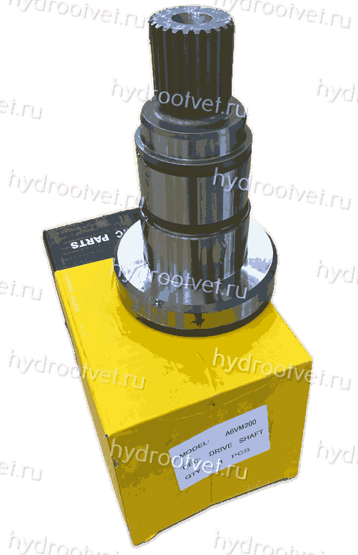 A6VM160 thread DRIVE SHAFT 24T - thread Приводной вал 24T