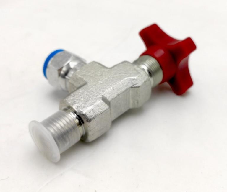 FT291-14 - Кран манометра угловой R1/4''-G1/4''