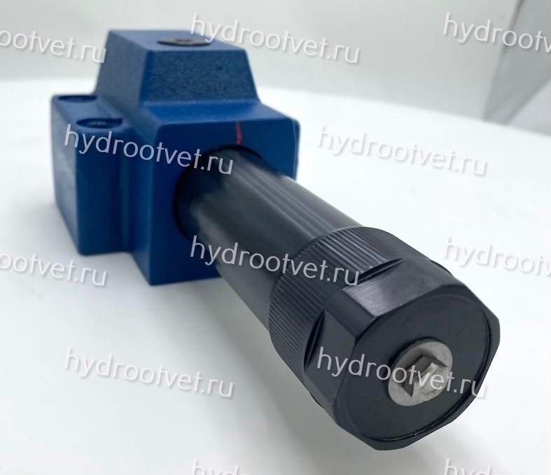 DR10DP1-4X/150Y - Редукционный клапан Ду 10 трехлинейный, прямого действия с давлением регулировки до 150 бар, 1 = рукоятка, обратный клапан - есть