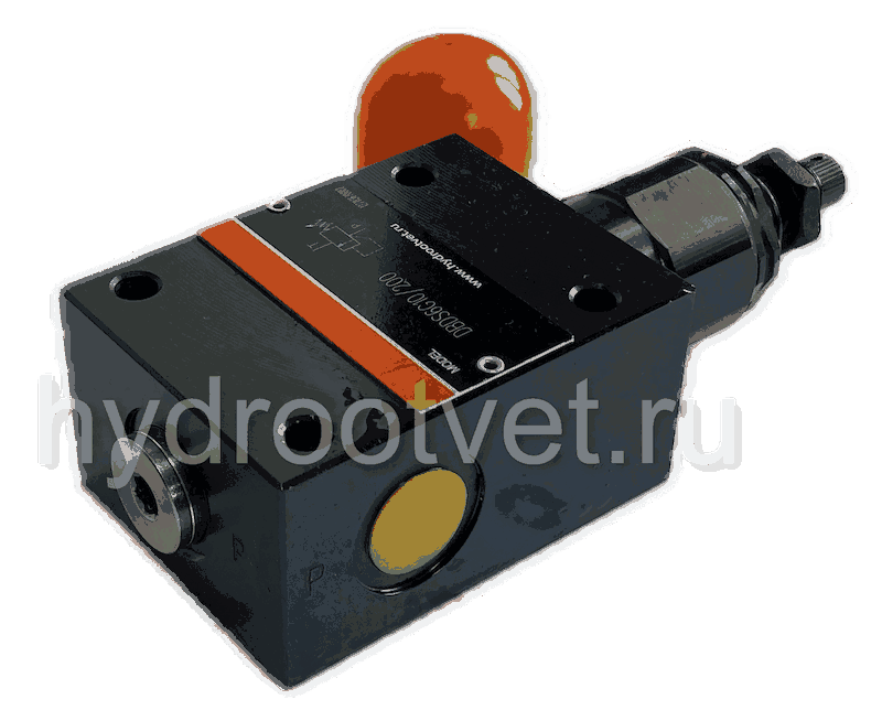 DBDS6G1X/200V - Предохранительный клапан прямого управления Ду6, давление регулировки до 200 бар, тип монтажа - резьбовой, элемент регулировки S = винт