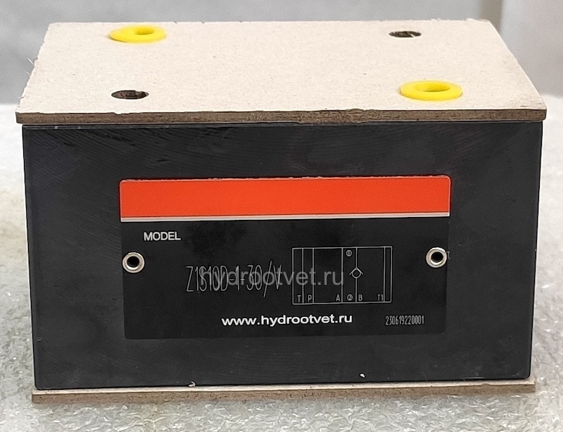 Z1S10D-1-30/V - Обратный клапан модульного монтажа Ду10 обратный клапан в канале B (со стороны плиты), давление открытия 0,5 бар