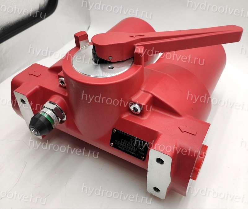 WKDFBN/HC990F10D1.1/-L24 - Напорный фильтр гидравлический одинарный модели DF тонкость фильтрации 10 мкм, типоразмер 990, вид присоединения: фланец SAE 2'' (DN50), материал корпуса - чугун, рабочее давление до 420 бар, визуально-электрический (лампа с нап