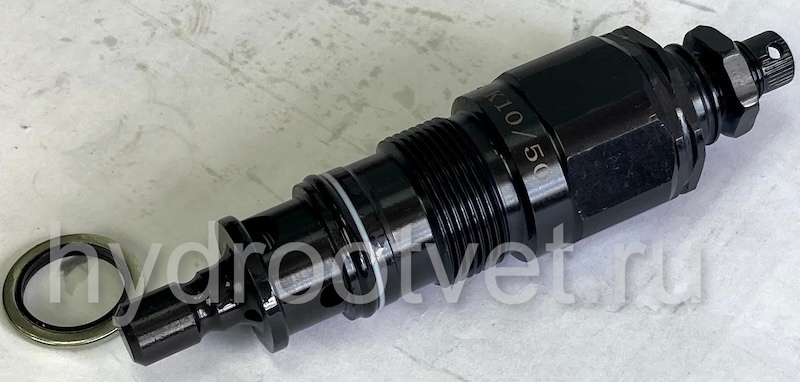 DBDS6K1X/50V - Предохранительный клапан прямого управления Ду6, давление регулировки до 50 бар, тип монтажа - встраиваемый, элемент регулировки S = винт