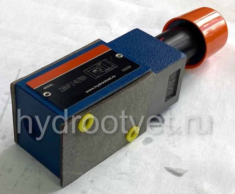 ZDB6VA2-4X/200V - Предохранительный клапан Ду 6 модульного монтажа с давлением регулировки до200 бар, в каналах A → T