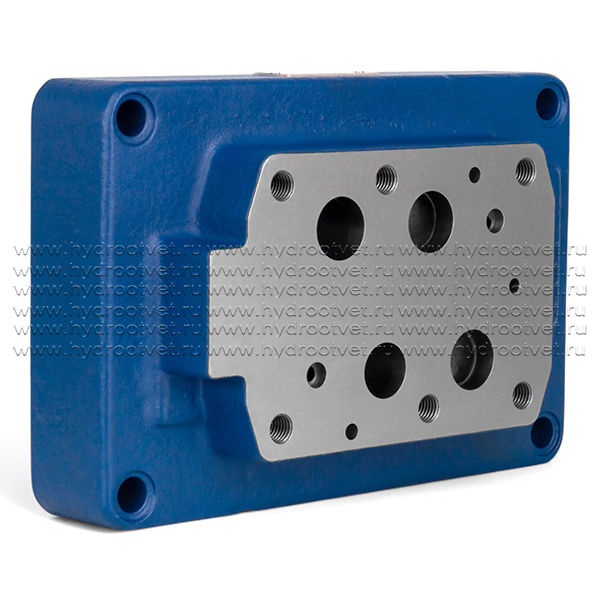 G156/01 - Стальная плита для монтажа клапанов типоразмера Ду25, стандарт ISO 4401-08 / CETOP08