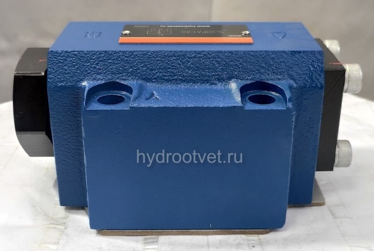 SL20PB1-40 - Гидрозамок для монтажа на плиту Ду20, дренаж - L = есть, В = без предварительного открытия, давление открытия 2,5 бар