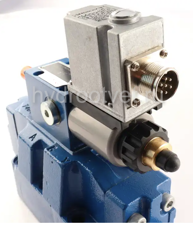 3DREME16P-6X/100YG24K31/A1V - Пропорциональный трехлинейный редукционный клапан со встроенным усилителем (OBE) и предохранительным клапаном, Ду16, давление регулировки до 100 бар, уплотнение V = FKM, сигнал управления A1 = 0–10 В