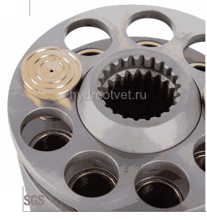 A11VLO190 RETAINER PLATE - Прижимной диск (сепаратор) D=78,0 мм, H=9,4 мм для насоса A11VLO190