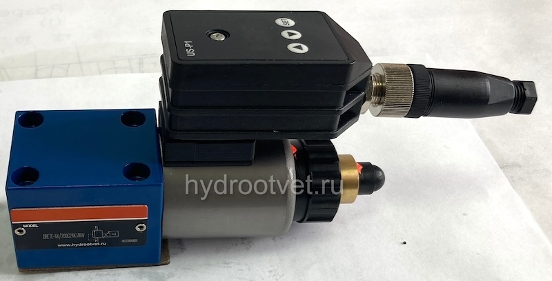 DBETE-6X/200G24K31A1V - Пропорциональный предохранительный клапан Ду6 (пилот), давление регулировки до 200 бар, встроенные усилитель = есть