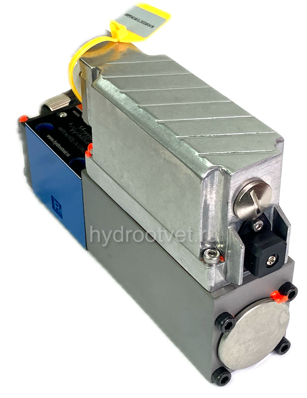 4WRPEH6C1B40L-2X/G24K0/A1M - Сервораспределитель Ду6 с обратной связью по положению золотника и встроенным усилителем (OBE), номинальный расход 40 л/мин, характеристика L - линейная, схема C1, сигнал управления A1 = ±10 V