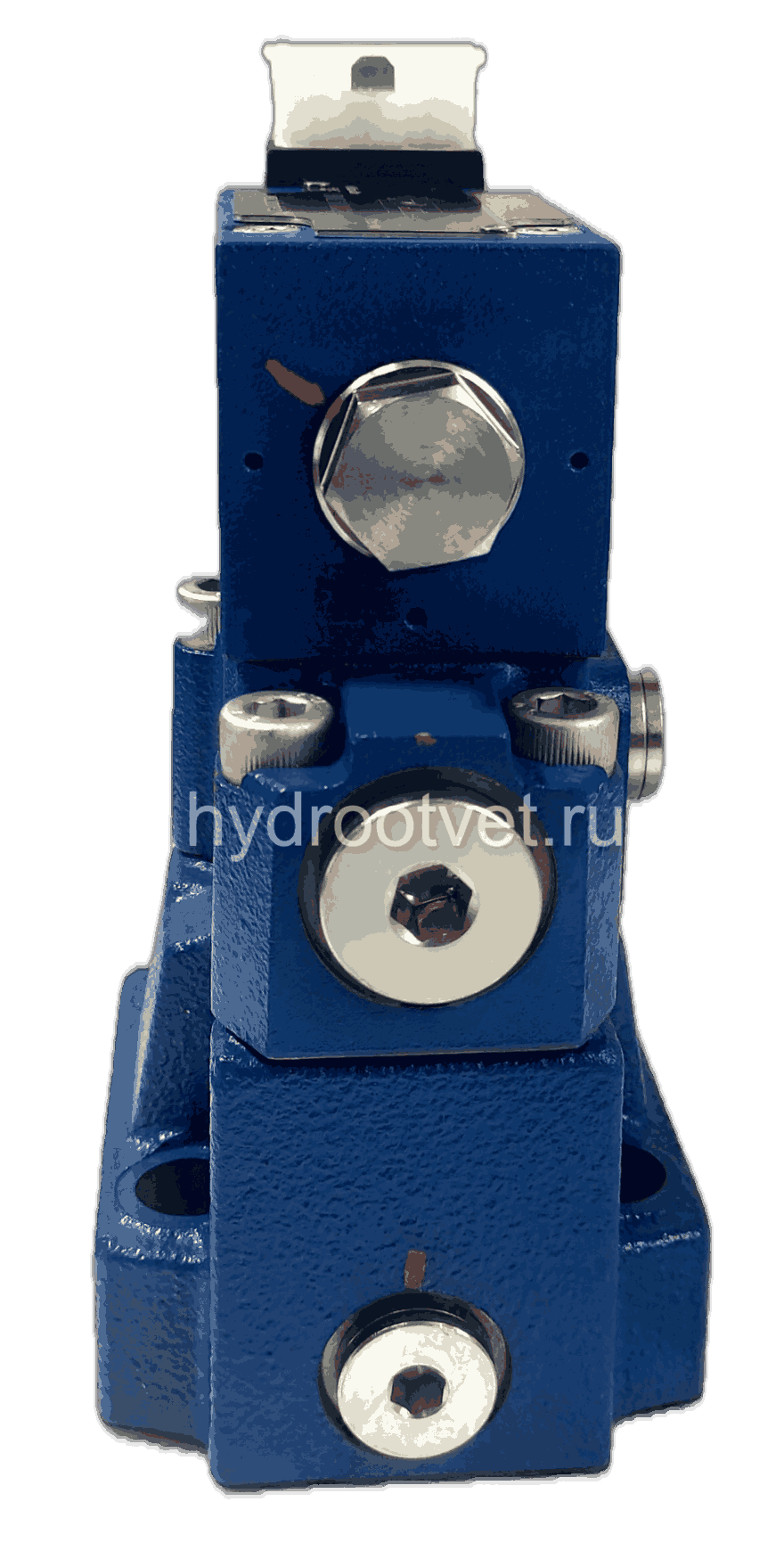 DBW10B2-5X/200CW220-50N9K4 - Предохранительный клапан Ду10 с давлением настройки до 200 бар, управление - X и Y - внутренние с разгрузкой B = открыт с электроуправлением W220