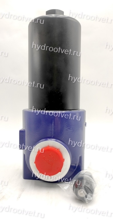 WKLFBN/HC110IC10D1.1/-L24 - Линейный фильтр гидравлический одинарный модели LF тонкость фильтрации 10 мкм, типоразмер 110, вид присоединения: резьба G3/4, материал корпуса - алюминий, рабочее давление до 100 бар, визуально-электрический (лампа с напряжени