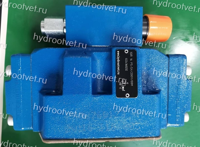 3DR16P5-5X/200Y/00M - Редукционный клапан непрямого действия трехлинейный Ду16 с давлением регулировки до 200 бар, ISO 4401-07 (CETOP07)