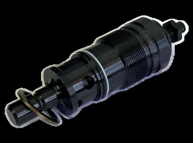 DBDS20K1X/100V - Предохранительный клапан прямого управления Ду20, давление регулировки до 100 бар, тип монтажа - встраиваемый, элемент регулировки S = винт