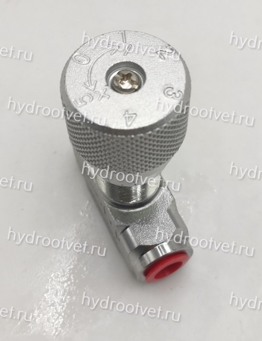 STB-G1/4-11-1 - Дроссель трубного монтажа c рукояткой, G1/4, без обратного клапана