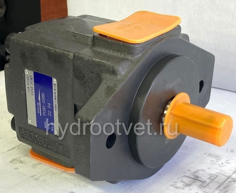 PV2R1-25RBU - Пластинчатый нерегулируемый насос с рабочим объемом 24,4 см3, взаимозаменяем с насосом НПл 25/16