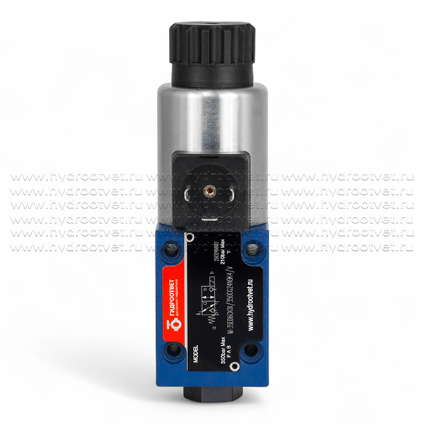 M-3SED6CK1X/350CG24N9K4/V - Гидрораспределитель седельного типа Ду 6 с электроуправлением (на 350 бар), схема CK, уплотнение V = FKM