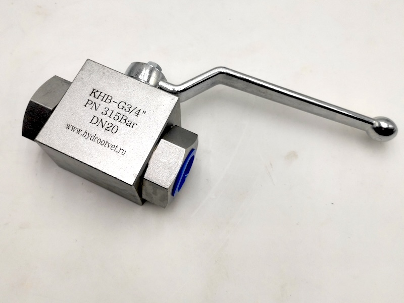 KHB-G3/4-1111-01-1 - Шаровой кран 2/2 на высокое давление, резьба G3/4"