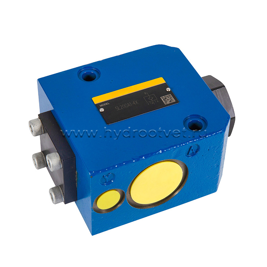 SL30GA1-40 - Гидрозамок Ду32, монтаж резьбовой, дренаж - L = есть, А = с предварительным открытием (стандартный вариант), давление открытия 2,5 бар