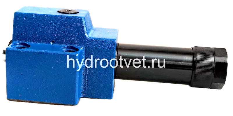 DR10DP1-4X/75YM - Редукционный клапан Ду 10 трехлинейный, прямого действия с давлением регулировки до 75 бар, 1 = рукоятка, обратный клапан - М = нет