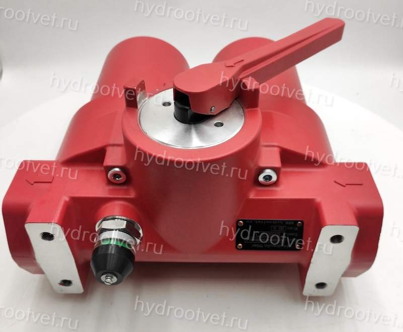 WKDFBN/HC990F10D1.1/-L24 - Напорный фильтр гидравлический одинарный модели DF тонкость фильтрации 10 мкм, типоразмер 990, вид присоединения: фланец SAE 2'' (DN50), материал корпуса - чугун, рабочее давление до 420 бар, визуально-электрический (лампа с нап