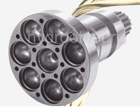 A6VM107 DRIVE SHAFT 18T L=176MM - Приводной вал 18T L=176мм
