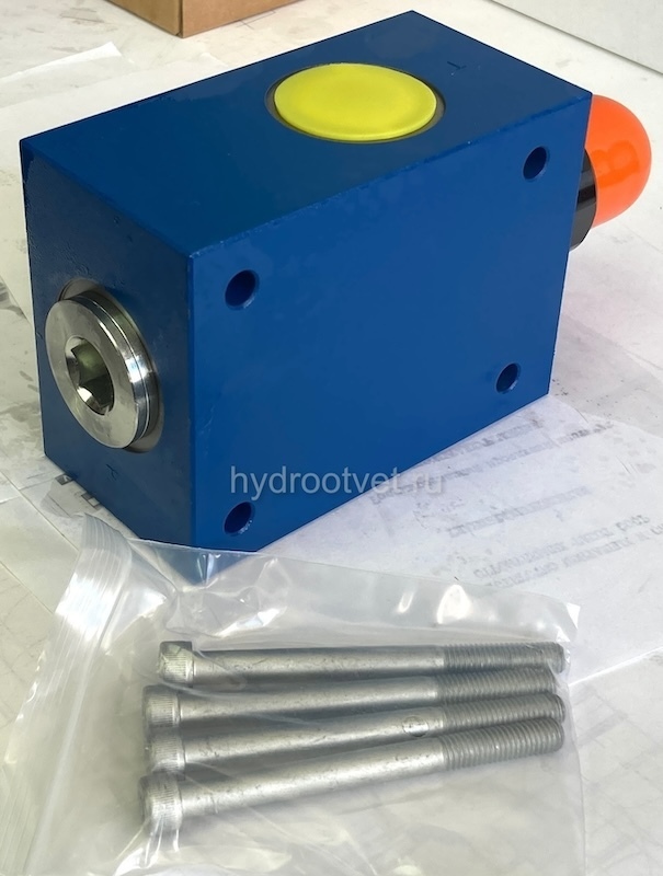 DBDS30G1X/200 - Предохранительный клапан прямого управления Ду30, давление регулировки до 200 бар, тип монтажа - резьбовой, элемент регулировки S = винт