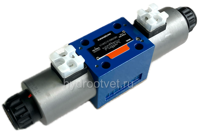 4WRA10W30-2X/G24K4/V - Пропорциональный распределитель без встроенного электронного усилителя Ду10, номинальный расход 30 л/мин, схема W