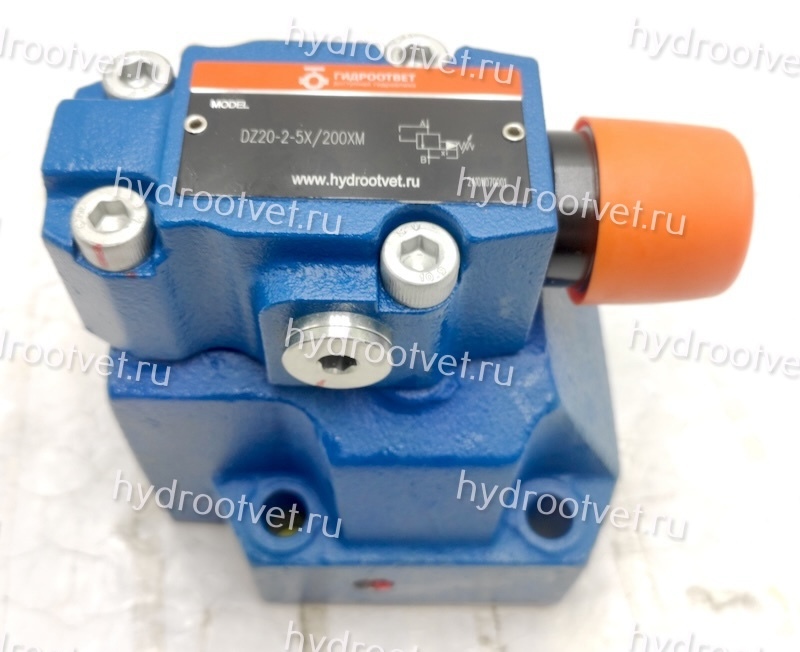DZ20-2-5X/200XM - Клапан последовательности непрямого действия Ду25 с давлением регулировки до 200 бар, каналы управления X - внешний