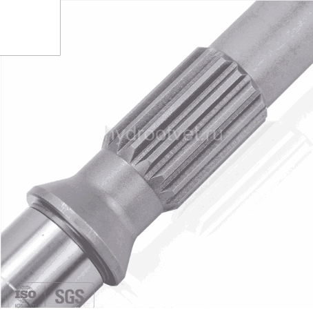 A10VO45 DRIVE SHAFT- T13+T18+T15,L221.5 - Приводной вал- T13+T18+T15, L=221.5мм