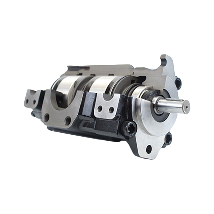 T6CCB25B251R00C100 - Пластинчатый нерегулируемый двухпоточный насос серии T6CC с рабочим объемом 79+79 см3