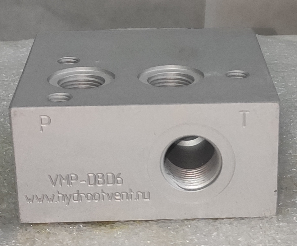 VMP-DBD - Плита под предохранительный клапан DBDS6, с выходами Р, Т и М и под плиту ML31