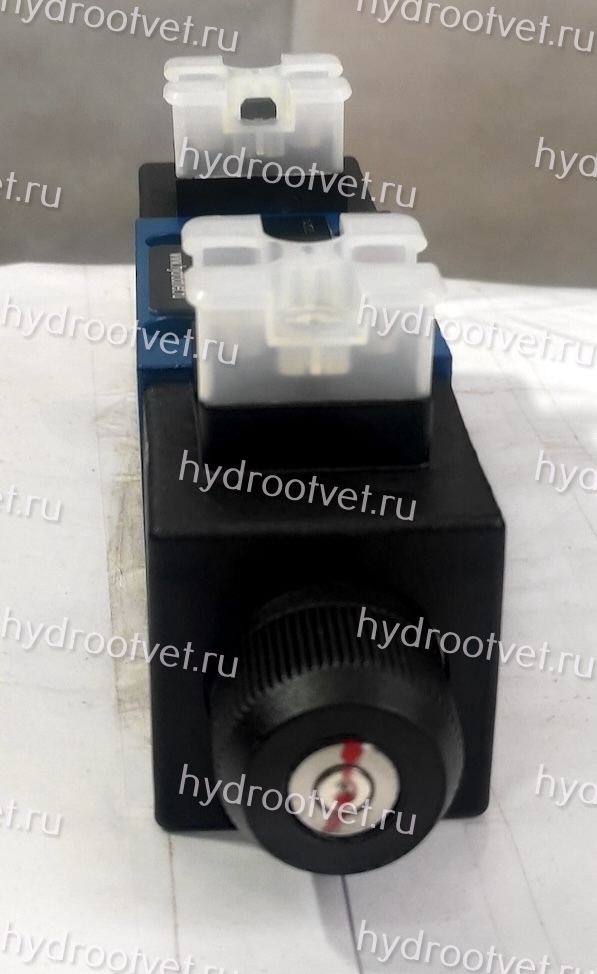 4WE6J61/CW220-50N9K4 - Гидрораспределитель золотниковый Ду 6 с электроуправлением, схема J (34), электроуправление W230, возврат - пружинный